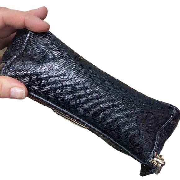 Guess Crossbody black rectangle purse with chain and leather strap - Picture 2 of 13